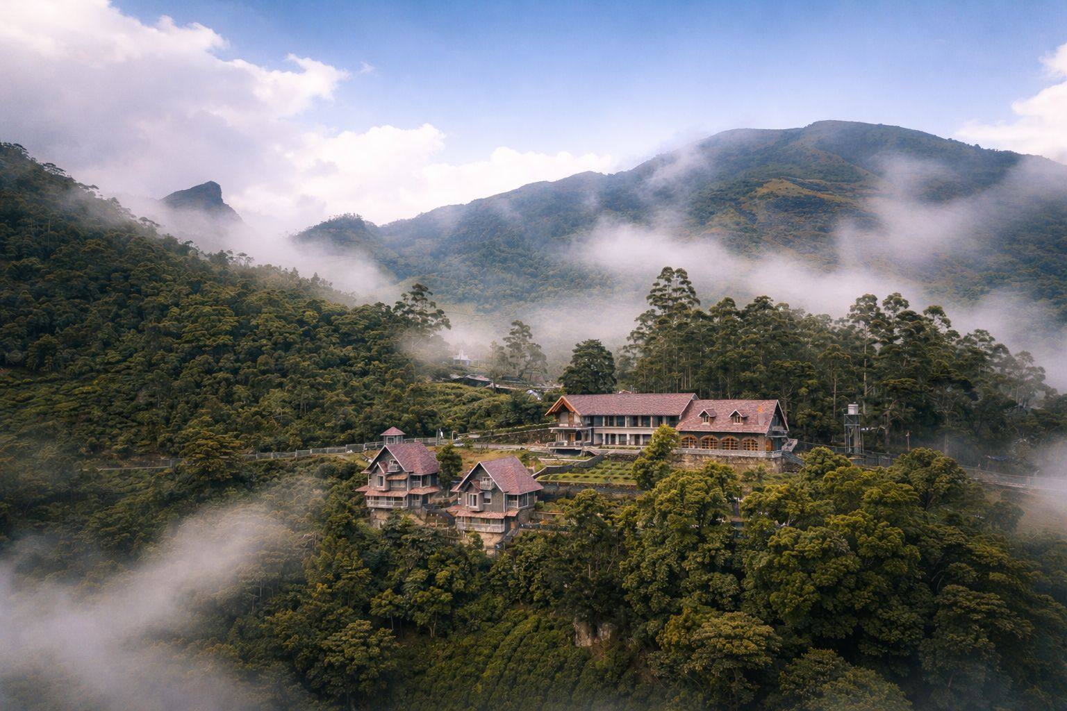 A-Frame cottages above the clouds